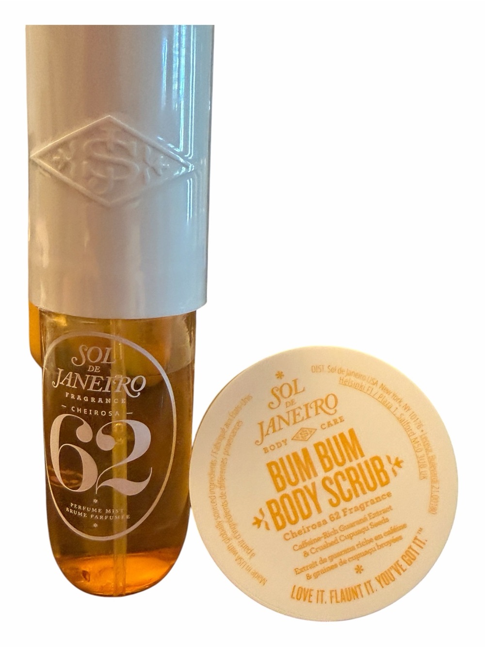 Sol de Janeiro Cheirosa 62 Mist & Bum Bum Body Scrub Travel Set New & Sealed